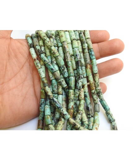 100%Natural,African Turquoise Smooth Tubes,Cylinder,Beads,Loose Stone 10Inch 16X6To9X5MM Approx Wholesale Price,New Arrival (pme)B2 | Save 33% - Rajasthan Living 3