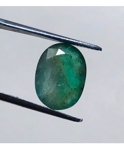 100% Natural Green Color 6.30 Carat Natural Zambian Emerald Faceted Emerald  Size 13.5×10.2×6  Emerald For Jewelry Making AAA Green Emerald | Save 33% - Rajasthan Living