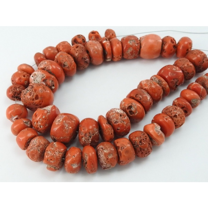 Red Coral Roundel Smooth Bead,Handmade,Loose Stone,Wholesaler,Supplies,For Making Jewelry,Necklace 100%Natural(BK)CR2 | Save 33% - Rajasthan Living 11