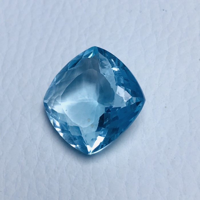 100% Natural Sky Blue Topaz Faceted Shape Cushion Size 20×9.5 MM Weight 33.90 Ct Blue Topaz For Make Jewelry Loose Blue Topaz | Save 33% - Rajasthan Living 8