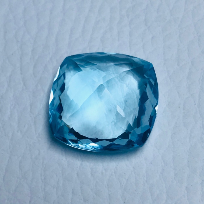 100% Natural Sky Blue Topaz Faceted Shape Cushion Size 20×9.5 MM Weight 33.90 Ct Blue Topaz For Make Jewelry Loose Blue Topaz | Save 33% - Rajasthan Living 9