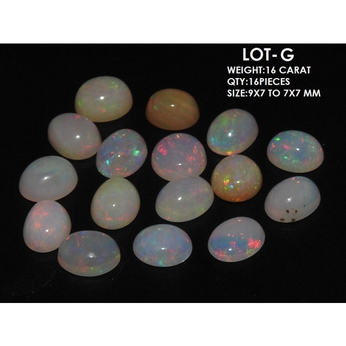Ethiopian Opal Smooth Cabochons Lot,Fancy Shape,Multi Flashy Fire,Handmade,Loose Stone,Gemstone For Making Pendent,Jewelry (wm)EO2 | Save 33% - Rajasthan Living 12