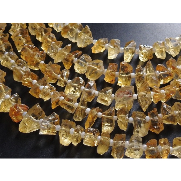 Citrine Natural Rough Bead,Chips,Chunks,Uncut,Nuggets,Anklet,Loose Raw,Crystal Minerals,Wholesaler,Supplies,9Inch 10-5MM Approx,RB8 | Save 33% - Rajasthan Living 11