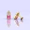 Pink Spinel 14K Gold Earrings, Dainty Stud Earrings, Minimalist Earrings, Jewelry Gift, Birthstone Jewelry, Gemstone Earrings, Jewelry | Save 33% - Rajasthan Living 23
