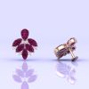 Rhodolite Garnet 14K Dainty Stud Earrings, Party Jewelry, Art Nouveau Earrings, Birthstone Jewelry, Gemstone Earrings, Minimal Style, Garnet | Save 33% - Rajasthan Living 23