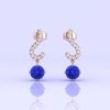 Dainty 14K Tanzanite Dangle Earrings, Handmade Jewelry, Natural Tanzanite Earrings, Round Gemstone Earrings, Party Jewelry, Gift For Women | Save 33% - Rajasthan Living 19