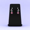 Natural Pink Spinel 14K Dainty Dangle Earrings, Spinel Handmade Earrings, Everyday Gemstone Earrings For Women, Gold Stud Jewelry For Her, | Save 33% - Rajasthan Living 21