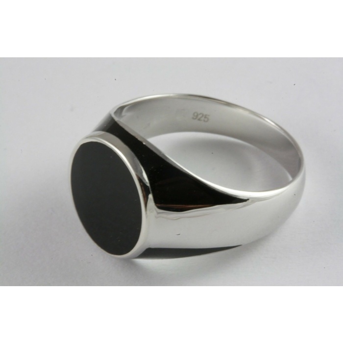 Men’s Ring Black Stone Seal Ring Silver Ring 925 Silver Black Onyx Ring, Handmade 925 Sterling Silver Ring, Natural Black Onyx Ring | Save 33% - Rajasthan Living 8
