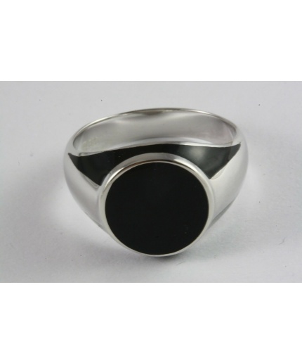 Men’s Ring Black Stone Seal Ring Silver Ring 925 Silver Black Onyx Ring, Handmade 925 Sterling Silver Ring, Natural Black Onyx Ring | Save 33% - Rajasthan Living 5