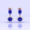 Dainty 14K Natural Tanzanite Dangle Earrings, Handmade Jewelry For Women, Everyday Gemstone Earrings For Her, December Birthstone Jewellery | Save 33% - Rajasthan Living 18