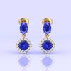 Dainty 14K Natural Tanzanite Dangle Earrings, Handmade Jewelry For Women, Everyday Gemstone Earrings For Her, December Birthstone Jewellery | Save 33% - Rajasthan Living 22