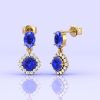 Dainty 14K Natural Tanzanite Dangle Earrings, Handmade Jewelry For Women, Everyday Gemstone Earrings For Her, December Birthstone Jewellery | Save 33% - Rajasthan Living 23