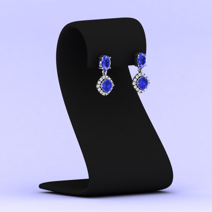 Dainty 14K Natural Tanzanite Dangle Earrings, Handmade Jewelry For Women, Everyday Gemstone Earrings For Her, December Birthstone Jewellery | Save 33% - Rajasthan Living 7