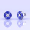 Dainty 14K Tanzanite Stud Earrings, Handmade Jewelry, December Birthstone, Party Jewelry, Gift For Her, Natural Tanzanite Jewelry, Art Deco | Save 33% - Rajasthan Living 18