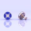 Dainty 14K Tanzanite Stud Earrings, Handmade Jewelry, December Birthstone, Party Jewelry, Gift For Her, Natural Tanzanite Jewelry, Art Deco | Save 33% - Rajasthan Living 23