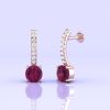 Rhodolite Garnet 14K Dainty Stud Earrings, Raspberry Rhodolite Jewelry, Handmade Jewelry, Anniversary Gift, Gift For Women, Birthstone Jewel | Save 33% - Rajasthan Living 20