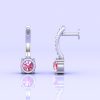 Pink Spinel 14K Stud Earrings, Dainty Stud Earrings, Handmade Jewelry, Natural Spinel, Art Deco Earrings, Gift For Women, August Birthstone | Save 33% - Rajasthan Living 17