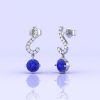 Dainty 14K Tanzanite Dangle Earrings, Handmade Jewelry, Natural Tanzanite Earrings, Round Gemstone Earrings, Party Jewelry, Gift For Women | Save 33% - Rajasthan Living 17