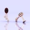 Rhodolite Garnet Earrings, 14K Stud Earrings, Birthstone Earrings, Handmade Jewelry, Minimalist Jewelry, Gift for Women, Gemstone Earrings | Save 33% - Rajasthan Living 16