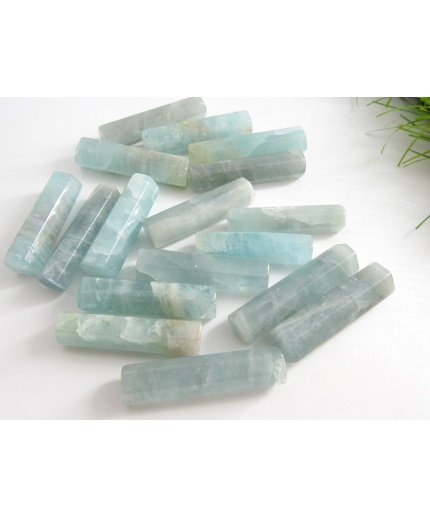 Aquamarine Crystals,Stick,Baguette,Irregular Bead,Fancy,Handmade,Loose Stone,For Making Jewelry,One Piece 40MM Long Approx,100%Natural (C1) | Save 33% - Rajasthan Living 3