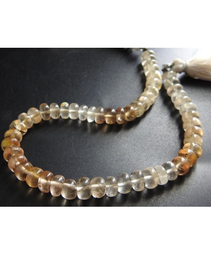 100%Natural,Imperial Topaz Smooth Roundel Bead,Multi Shaded,Loose Stone,For Making Jewelry Wholesale Price New Arrival 8Inch Strand PME(B13) | Save 33% - Rajasthan Living