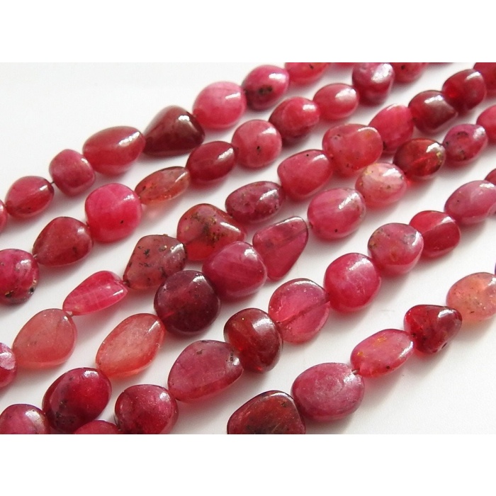 Glass Field Ruby Smooth Tumble,Nuggets,Loose Stone,Irregular Bead,For Making Jewelry,Necklace,Bracelet 8Inch 10X8To7X5MM Approx PME-TU4 | Save 33% - Rajasthan Living 7