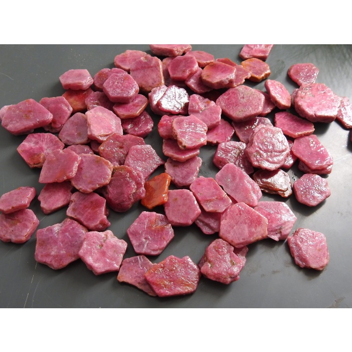 African Ruby Natural Crystal Rough Slice,Slab,Raw Stone,Loose Bead,Minerals Gemstone,Wholesaler,Supplies,10Piece 10To15MM Long Approx RC-1 | Save 33% - Rajasthan Living 8