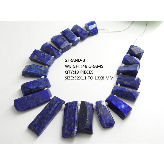 100%Natural Lapis Lazuli Faceted Briolette,Fancy Shape Bead,Tumble,Nuggets,Lapis Cabochon,Sideway Drill,Natural Gemstone,Handmade Bead | Save 33% - Rajasthan Living 7