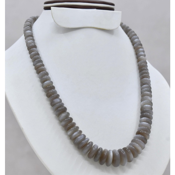 100% Natural Moonstone African Mines,Gemstone Necklace,Handmade Necklace,Handicraft Necklace,Rondelles Beads,Valentine.s Day Gift. | Save 33% - Rajasthan Living 8