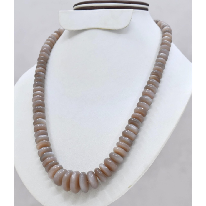 100% Natural Moonstone African Mines,Gemstone Necklace,Handmade Necklace,Handicraft Necklace,Rondelles Beads,Valentine.s Day Gift. | Save 33% - Rajasthan Living 8