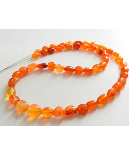 Natural Carnelian Smooth Tumble,Nugget,Oval Shape,Loose Stone,Handmade,Orange Color 14Inch 8X7To5X4MM Approx,Wholesaler,Supplies TU3 | Save 33% - Rajasthan Living