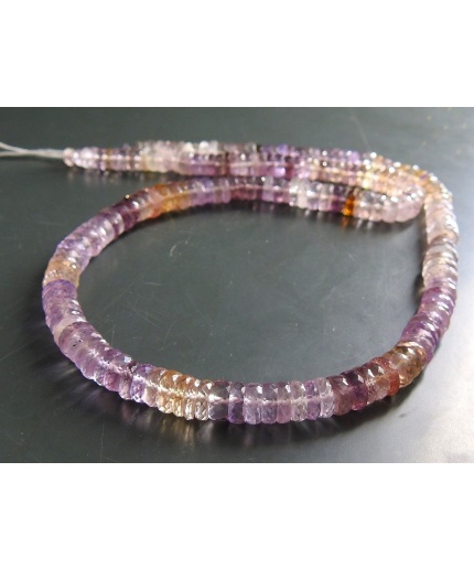 Pink Amethyst Faceted Tyre,Coin,Button,Bead,Shaded,Loose Stone,Handmade,For Jewelry Makers 100%Natural 9Inch Strand 6X7MM Approx (Pme)T1 | Save 33% - Rajasthan Living