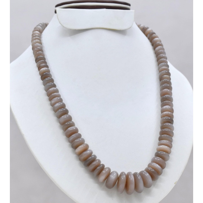 100% Natural Moonstone African Mines,Gemstone Necklace,Handmade Necklace,Handicraft Necklace,Rondelles Beads,Valentine.s Day Gift. | Save 33% - Rajasthan Living 7