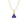 Dainty 14K Gold Natural Tanzanite Necklace, Minimalist Diamond Pendant, December Birthstone, Gift for her, Unique Diamond Layering Necklace | Save 33% - Rajasthan Living 18