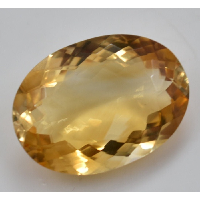 100% Natural African Mins Faceted Shape Oval Size 22×18.5×9.5 MM Weight 24.85 Carat Citrine For Making Jewelry Loose Citrine | Save 33% - Rajasthan Living 6