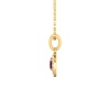 Solid 14K Natural Rhodolite Garnet Gold Necklace, Minimalist Diamond Pendant, January Birthstone, Dainty Gold Pendant For Women, Garnet Gems | Save 33% - Rajasthan Living 23