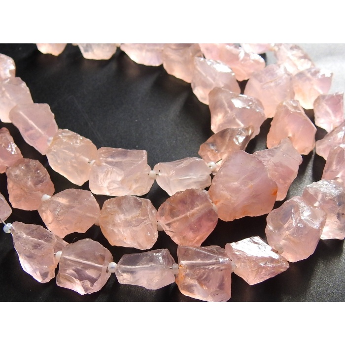 Rose Quartz Rough Tumble,Nuggets,Loose Raw Stone,Crystal,Minerals,Wholesaler,Supplies 14Piece Strand,100%Natural R3 | Save 33% - Rajasthan Living 10