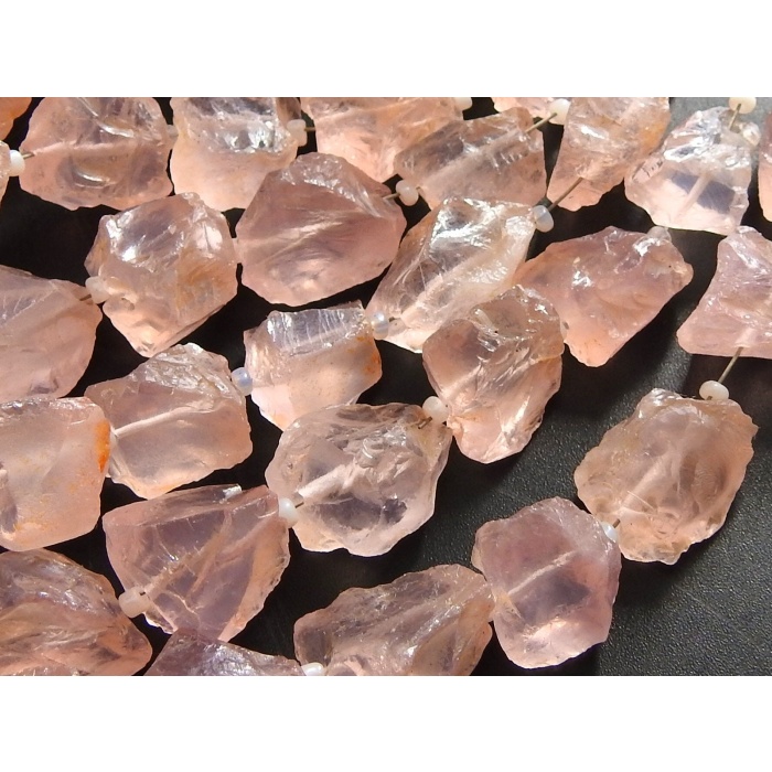 Rose Quartz Rough Tumble,Nuggets,Loose Raw Stone,Crystal,Minerals,Wholesaler,Supplies 14Piece Strand,100%Natural R3 | Save 33% - Rajasthan Living 11