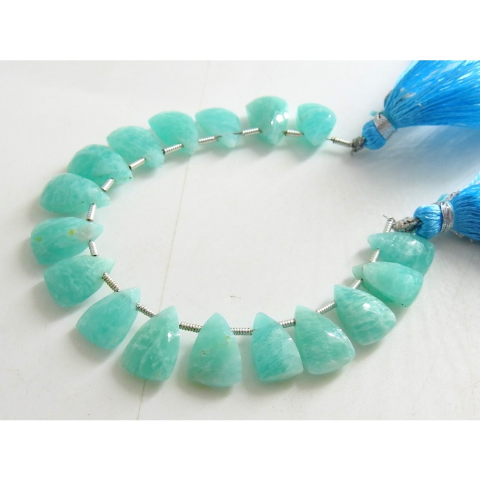 Amazonite Faceted Long Trillions,Matching Pair,Briolette,Teardrop,Bead,Pyramid,Drop,Loose Stone,Jewelry,Earrings 100%Natural PME-CY3 | Save 33% - Rajasthan Living 8
