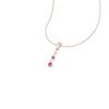 14K Dainty Gold Natural Pink Spinel Designer Necklace, Handmade Diamond Pendant For Her, Gold Necklaces For Women, August Birthstone Pendant | Save 33% - Rajasthan Living 16