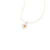 14K Dainty Natural Citrine Gold Designer Necklace, Diamond Pendant For Her, Gemstone Jewelry For Women, November Birthstone Pendant | Save 33% - Rajasthan Living 20