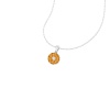 14K Solid Natural Citrine Gold Necklace, Unique Diamond Pendant, November Birthstone Jewelry For Women, Everyday Gemstone Pendant For Her | Save 33% - Rajasthan Living 22