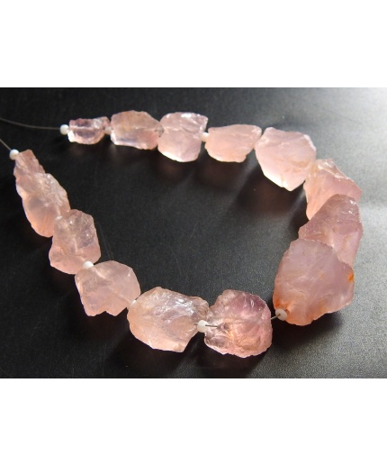 Rose Quartz Rough Tumble,Nuggets,Loose Raw Stone,Crystal,Minerals,Wholesaler,Supplies 14Piece Strand,100%Natural R3 | Save 33% - Rajasthan Living