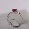 Oval Natural Ruby Promise Ring, Rose Gold plated 925S Sterling Silver, 14KR Lab-Grown Ruby July Birthday Ring, Birthstone Gift for her | Save 33% - Rajasthan Living 10