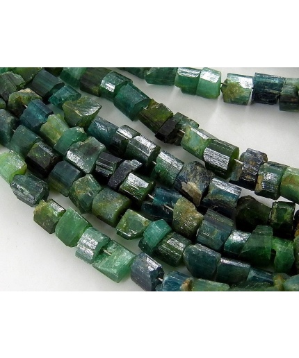 Green Tourmaline Natural Crystals,Minerals,Rough,Tubes,Nuggets,Chip,Uncut,Loose Raw,Minerals,Necklace,Bracelet 10Inch 7To4MM Approx RB2 | Save 33% - Rajasthan Living 3