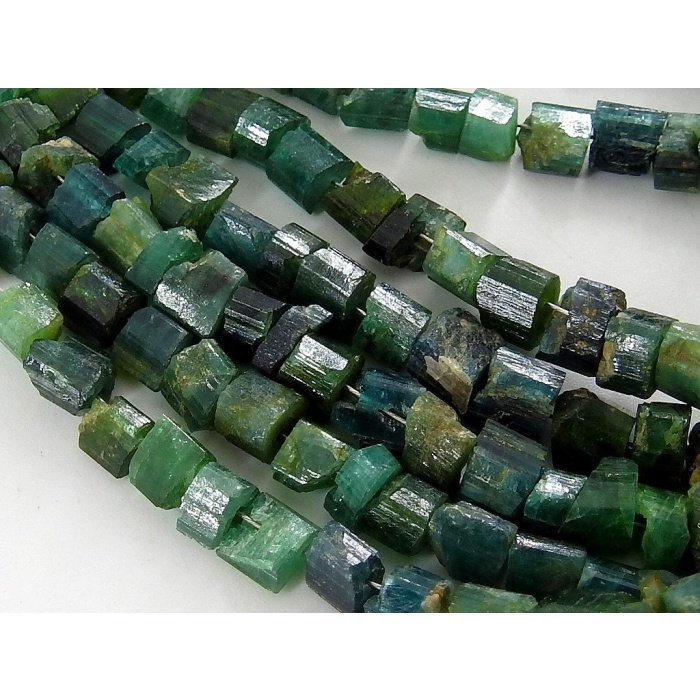 Green Tourmaline Natural Crystals,Minerals,Rough,Tubes,Nuggets,Chip,Uncut,Loose Raw,Minerals,Necklace,Bracelet 10Inch 7To4MM Approx RB2 | Save 33% - Rajasthan Living 6