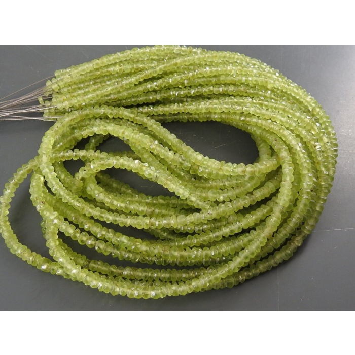 Peridot Smooth Roundel Beads,Matte Polished,Loose Stone,Handmade,Wholesale Price,New Arrival 100%Natural 16Inch Strand (pme)B5 | Save 33% - Rajasthan Living 11