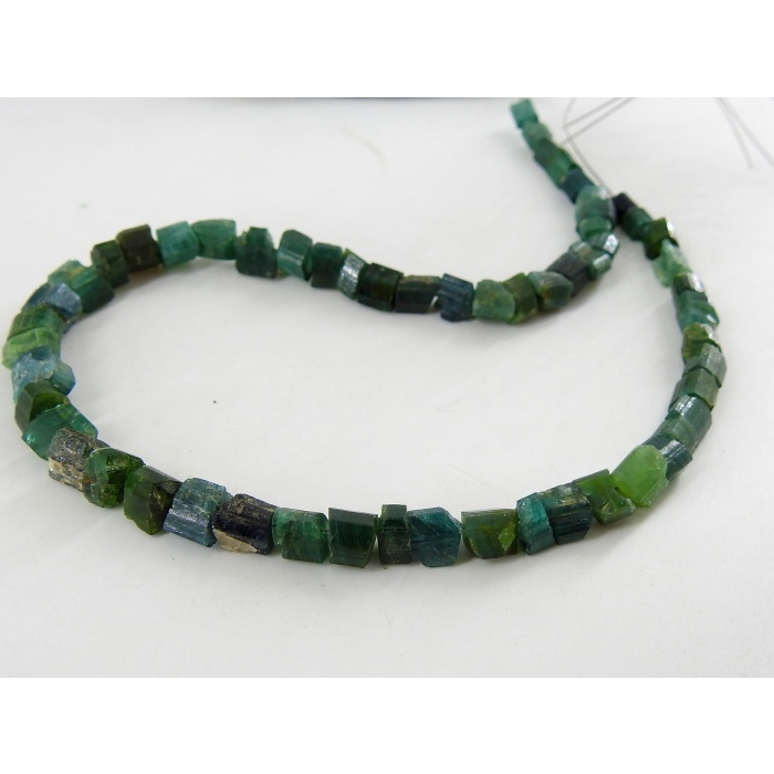 Green Tourmaline Natural Crystals,Minerals,Rough,Tubes,Nuggets,Chip,Uncut,Loose Raw,Minerals,Necklace,Bracelet 10Inch 7To4MM Approx RB2 | Save 33% - Rajasthan Living 8