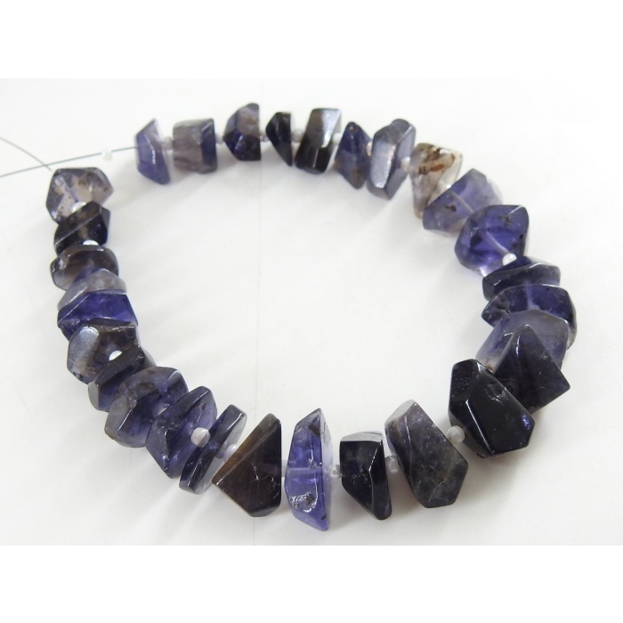 Iolite Faceted Tumble Beads,Nuggets,Irregular Shape,Loose Stone,Handmade,For Making Jewelry,Bracelet, 8Inch 18-10MM Approx,100%Natural TU5 | Save 33% - Rajasthan Living 6