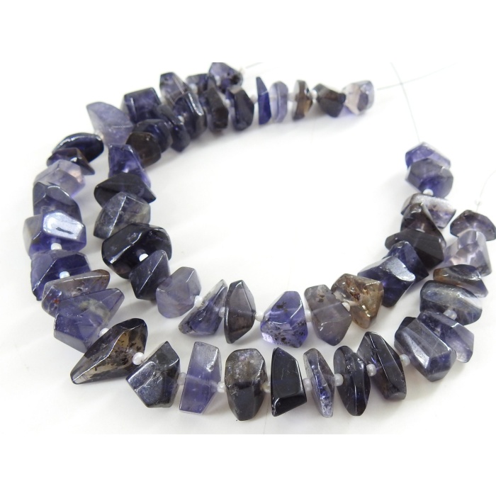 Iolite Faceted Tumble Beads,Nuggets,Irregular Shape,Loose Stone,Handmade,For Making Jewelry,Bracelet, 8Inch 18-10MM Approx,100%Natural TU5 | Save 33% - Rajasthan Living 7
